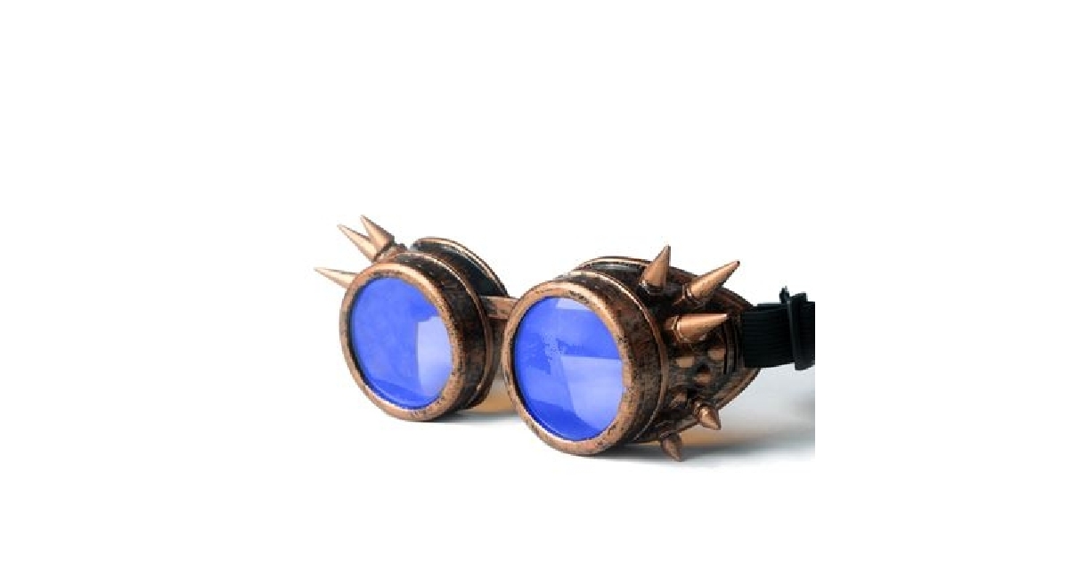 Vintage Spiked Steampunk Goggles 