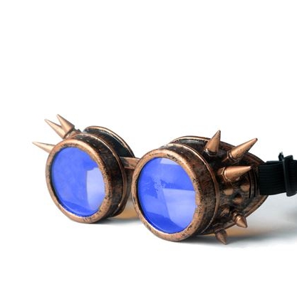 Vintage Spiked Steampunk Goggles 