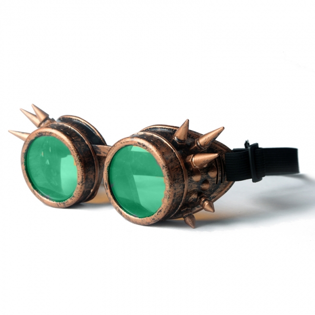 Vintage Spiked Steampunk Goggles 