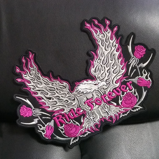 Ladies Ride Forever Patch- X-Large