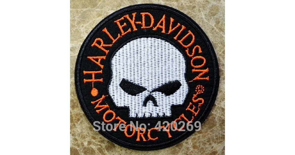 Willie G - Orange & Black Embroidered Patch