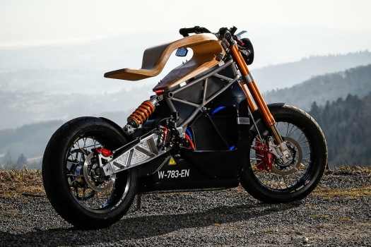 How much is too much for a custom electric motorcycle? How about $60,000? 