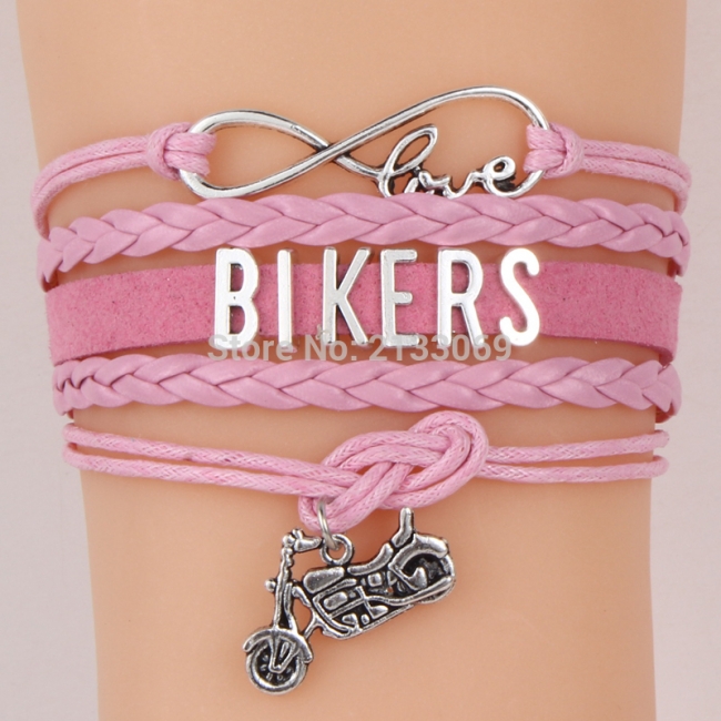 Ladies Biker Charm Bracelet 