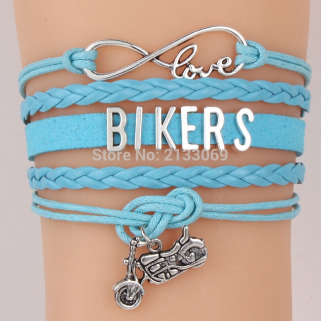 Ladies Biker Charm Bracelet 