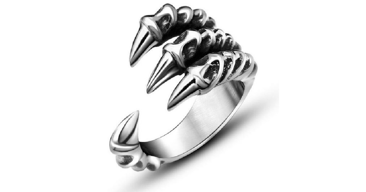 Men's Dragon Claw Ring