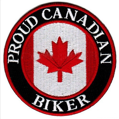 Proud Canadian Biker Patch
