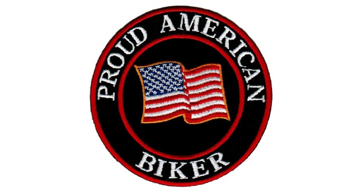 Proud American Biker Patch