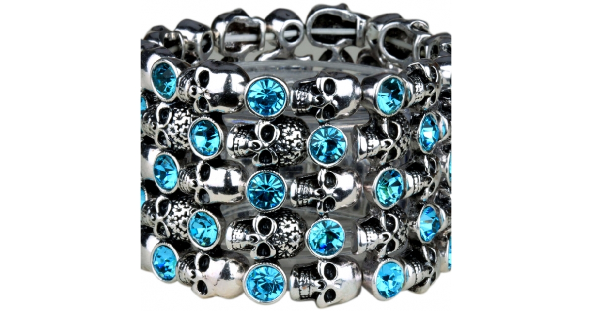 Ladies Skull Stretch Bracelets 