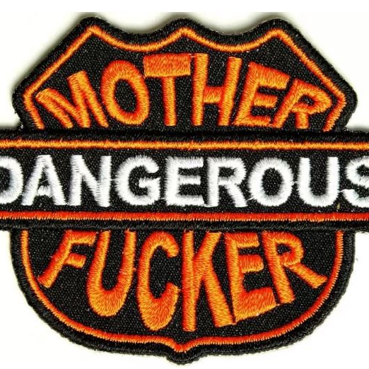 Dangerous Mother Fucker Bar & Shield Patch