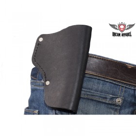 Heavy Duty Leather Saddlebag Gun Holster 