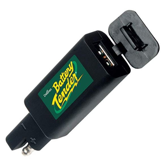 Battery Tender Quick Disconnect Plug with USB Charger