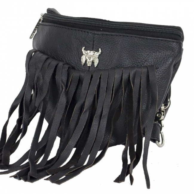 Women's Classic Western Leather Belt Bag