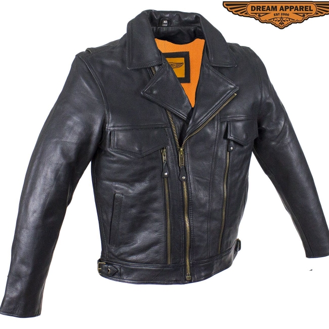 Men's Racer Jacket With Cuffs