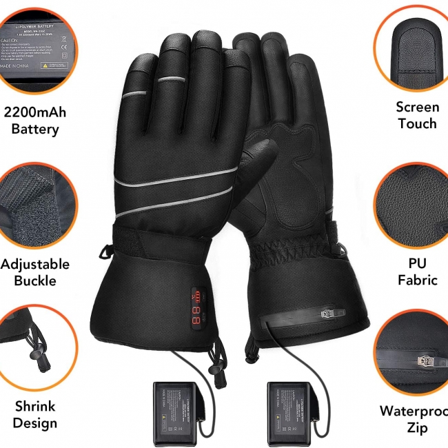 Heated Motorcycle Gloves for Men & Women