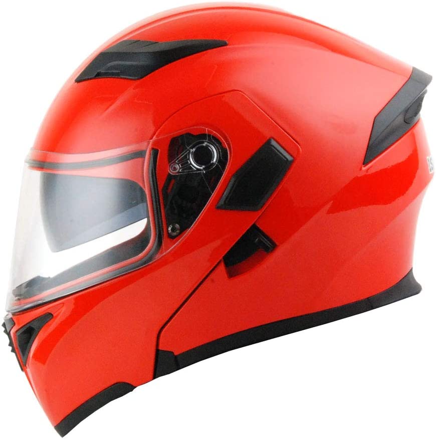 1Storm Motorcycle Modular Full Face Helmet Flip up Dual Visor Sun Shield