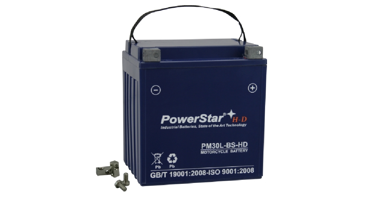 30L-BS PowerStar HD SLA AGM Battery