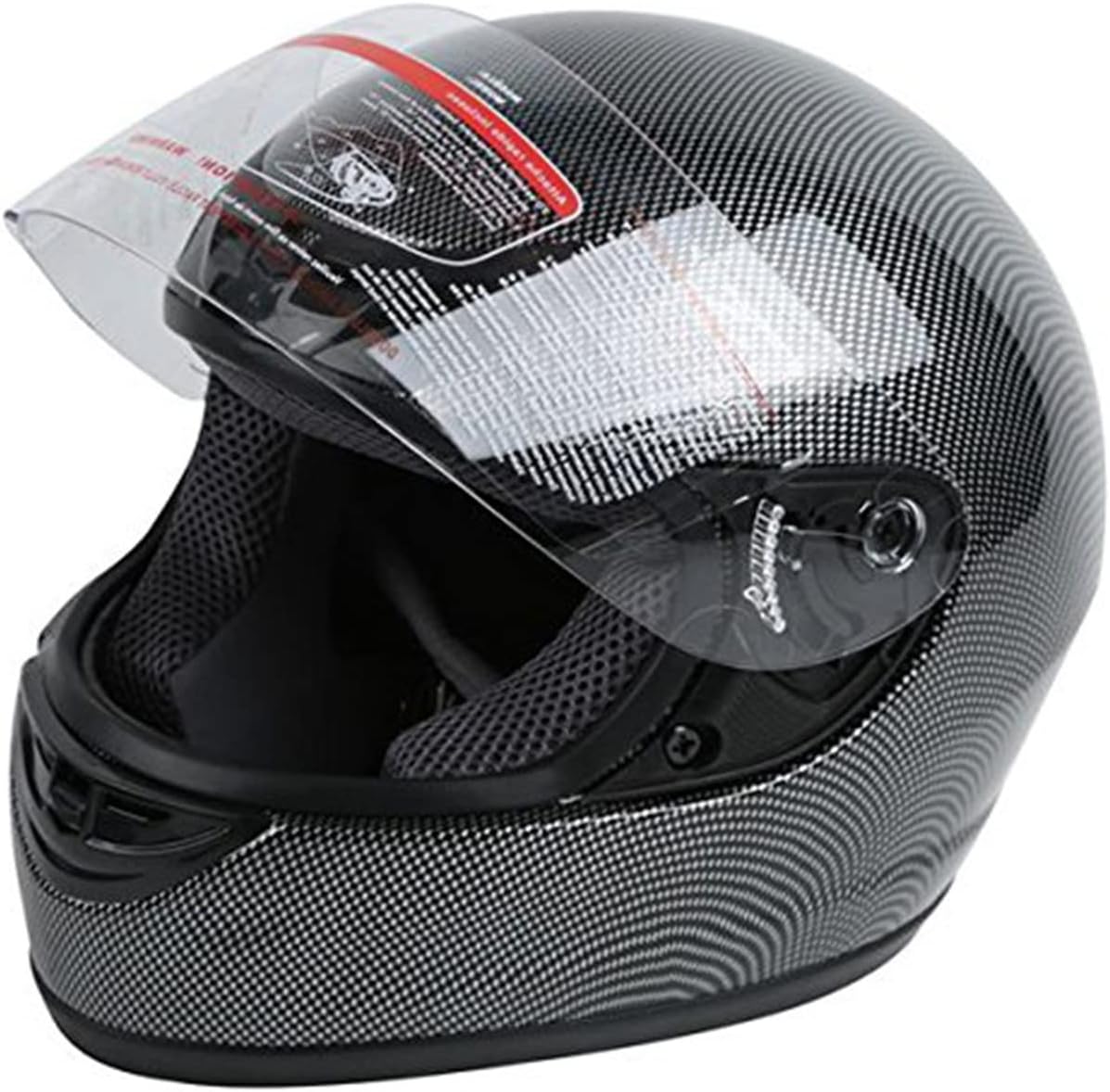 MOTORPARTS Carbon Fiber Design - DOT Adult Full Face Helmet