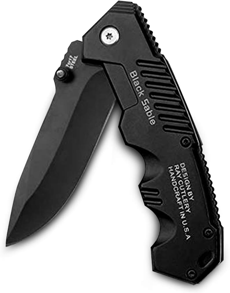 Black Sable Military Tactical Survival Knife