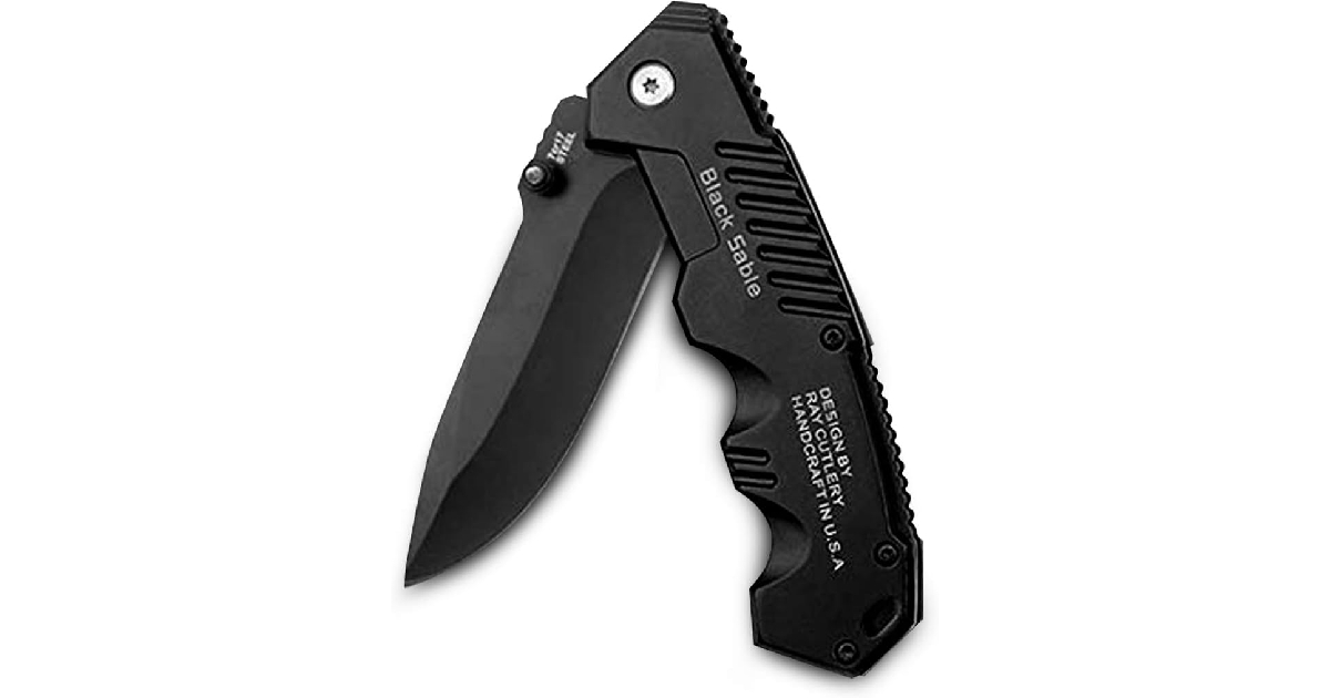 Black Sable Military Tactical Survival Knife