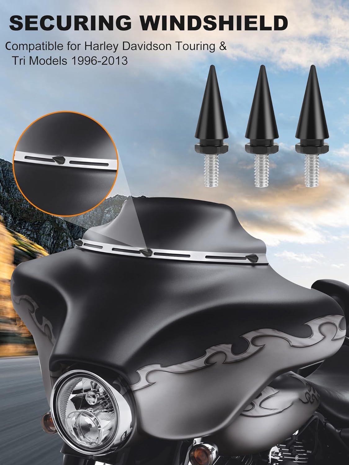 Windshield Spike Bolts