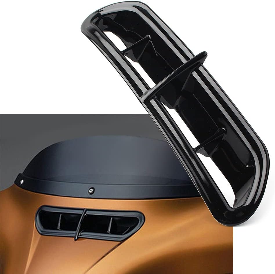 Front Batwing Fairing Air Outlet Vent Cover Trim Accessory