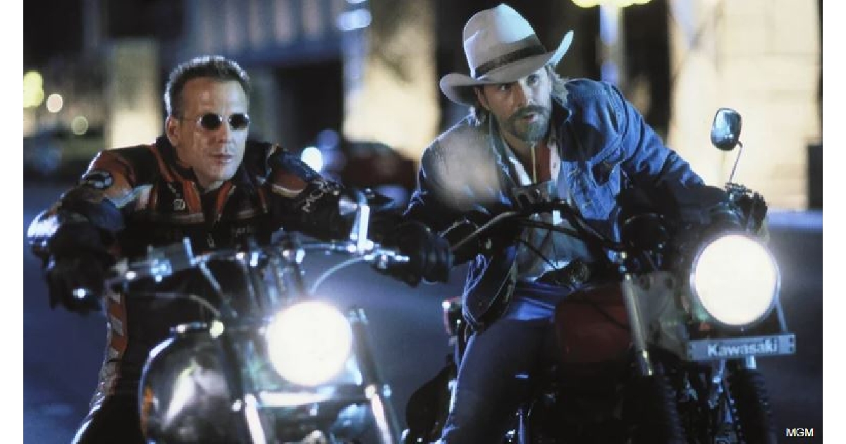 WHICH MOTORCYCLE DID MICKEY ROURKE RIDE IN 'HARLEY DAVIDSON AND THE ...