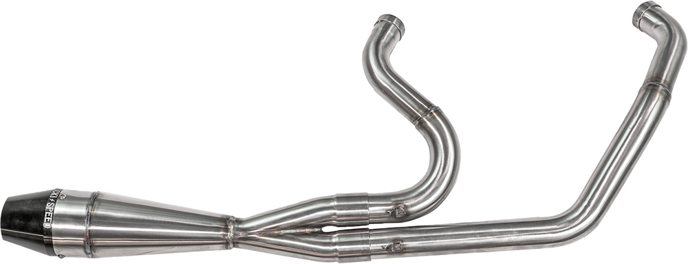 SAWICKI 2IN1 M8 SOFTAIL SHORTY PIPE BRUSHED SS