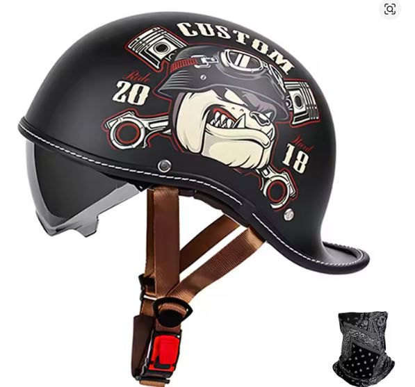 Cocked Tail Motorcycle Helmet for men and women 