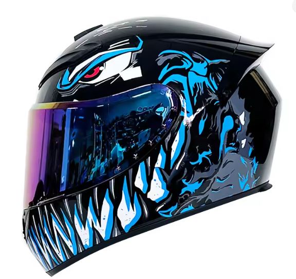 Arcade Graphixs Full Face DOT Motorcycle Helmet