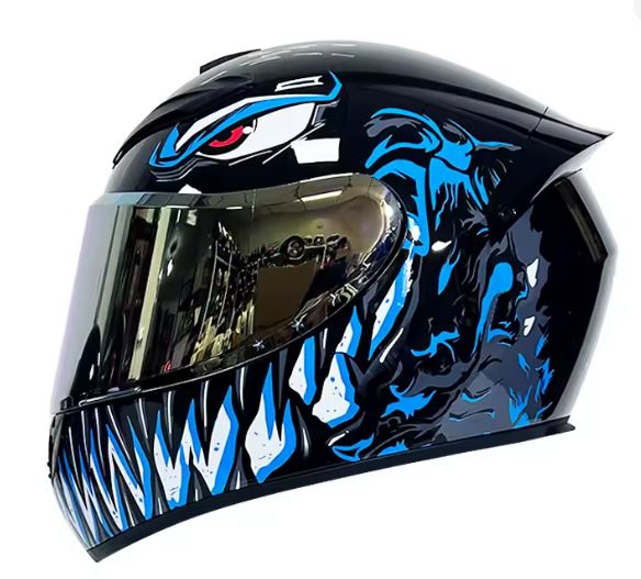 Arcade Graphixs Full Face DOT Motorcycle Helmet