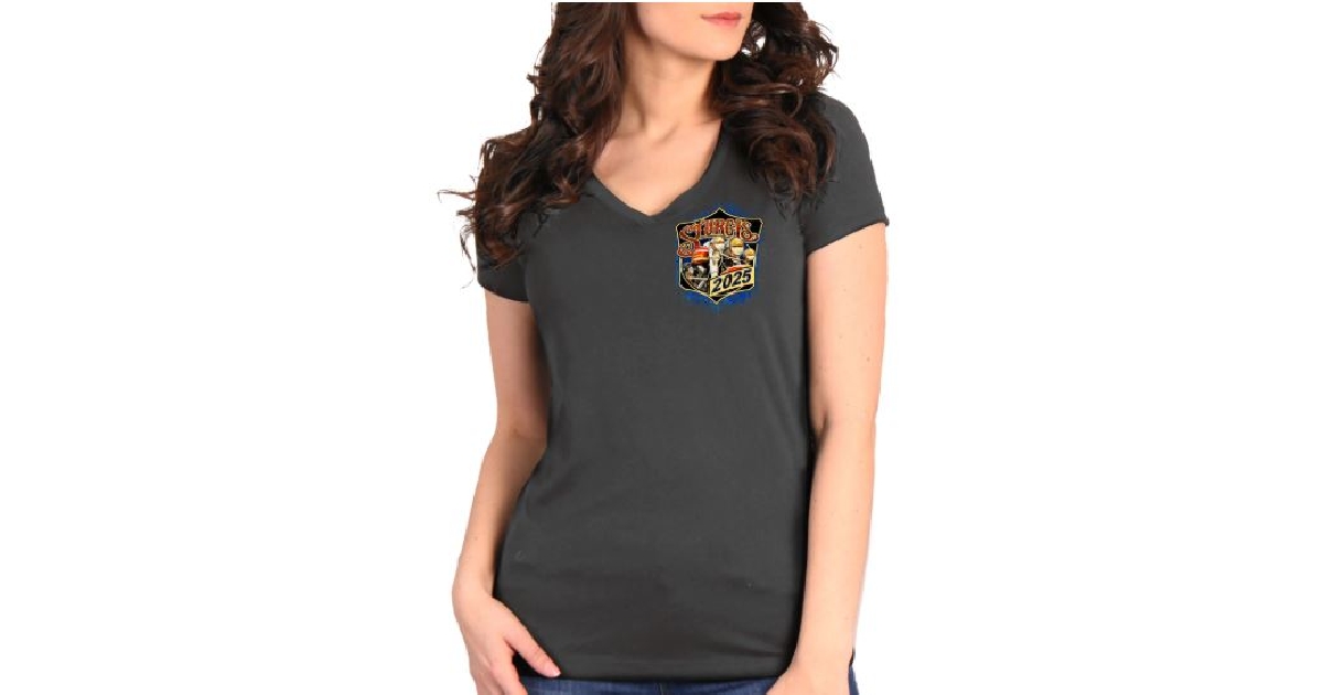 2025 Sturgis Motorcycle Rally Rushmore Ladies Tee