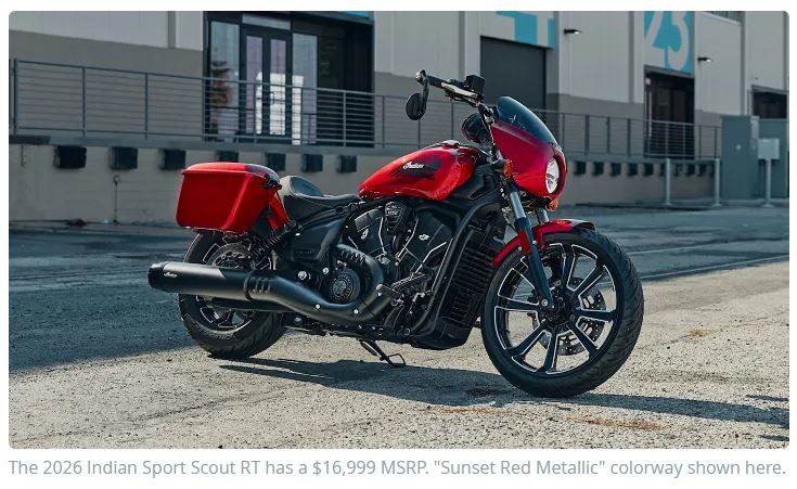 2026 Indian Sport Scout RT - First Look