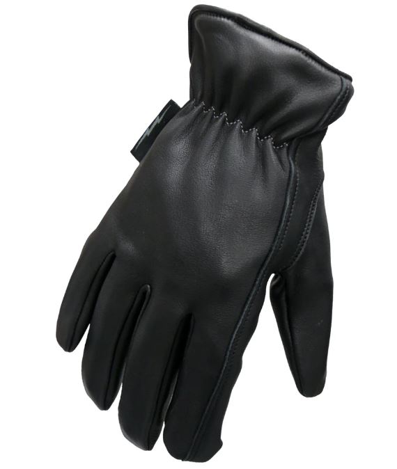 Hot Leathers Uni-Sex 'Flannel Lined' Deer Skin Leather Gloves