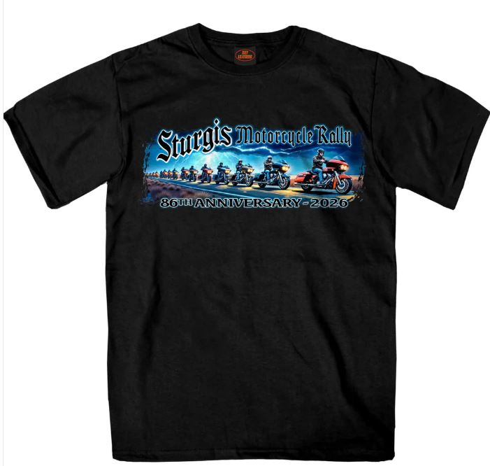 2026 Sturgis Motorcycle Rally T-Shirt – Limited Edition Biker Gear