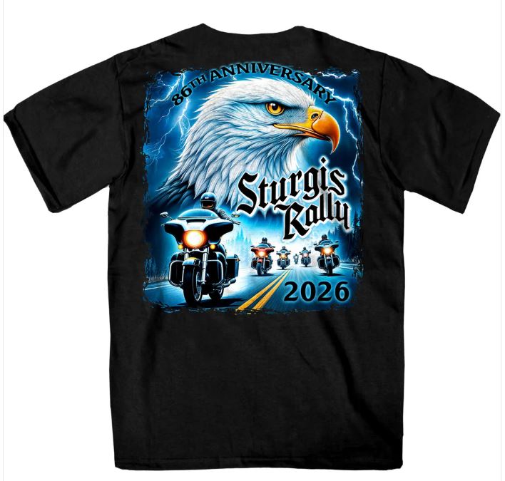 2026 Sturgis Motorcycle Rally T-Shirt – Limited Edition Biker Gear