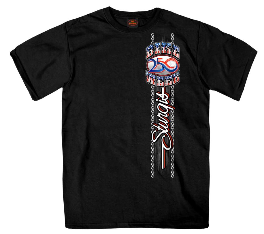 Men's 2026 Sturgis 250th Motorcycle Rally T-Shirt 