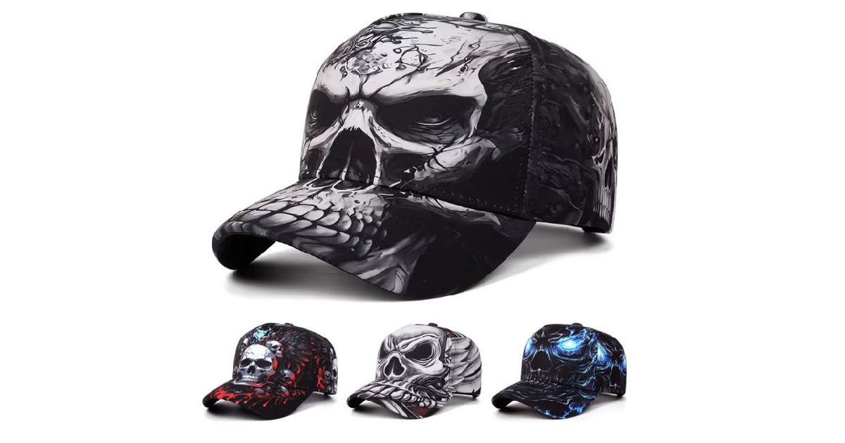 Skeleton Skull Baseball Caps