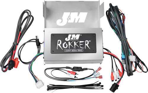 J&M ROKKER P800W 4-CH AMP KIT 06-13 FLHTCU