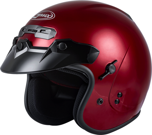 GMAX GM-32 OPEN-FACE HELMET CANDY RED 