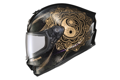 SCORPION EXO EXO-R420 FULL FACE HELMET NAMASKAR BLACK