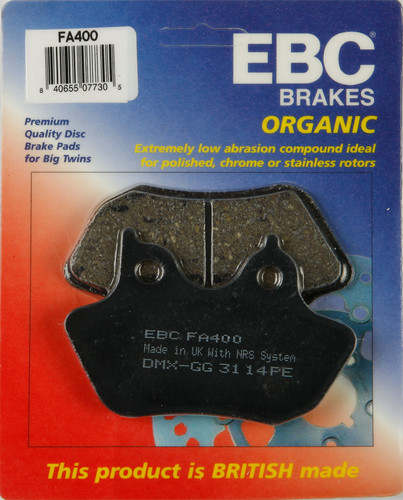 EBC BRAKE PADS FA400 ORGANIC
