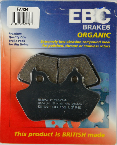EBC BRAKE PADS FA434 ORGANIC