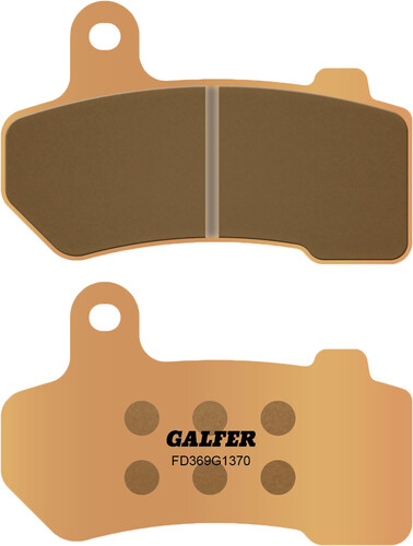 GALFER BRAKE PADS HH SINTERED FR/RR `08-19 FLH (EX. TRIKE)