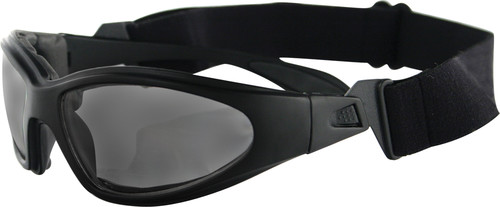 BOBSTER GXR SUNGLASSES BLACK W/SMOKE LENS