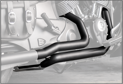 FREEDOM TRUE-DUAL HEADERS BLACK `14-UP INDIAN EX SCOUT