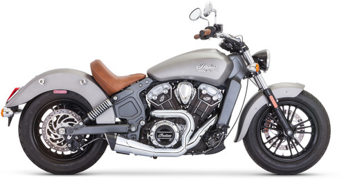 FREEDOM COMBAT 2-1 SHORTY CHROME W/BLACK TIP `14-UP SCOUT