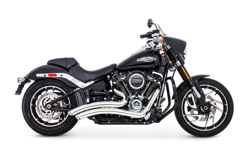 FREEDOM SHARP CURVE RADIUS CHROME W/CHROME TIP M8 SOFTAIL