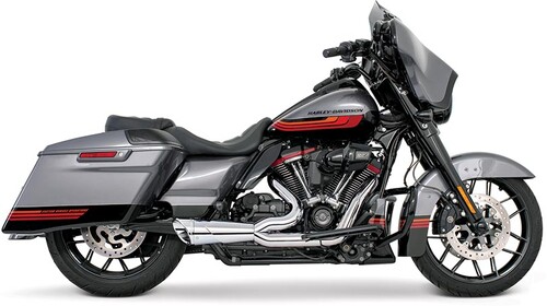 FREEDOM COMBAT 2-1 SHORTY CHROME W/CHROME TIP `95-16 FLT/H