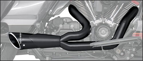 FREEDOM COMBAT 2-1 SHORTY BLACK W/CHROME TIP `17-UP FLT/H