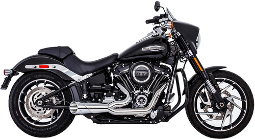 FREEDOM COMBAT 2-1 SHORTY CHROME W/CHROME TIP M8 SOFTAIL